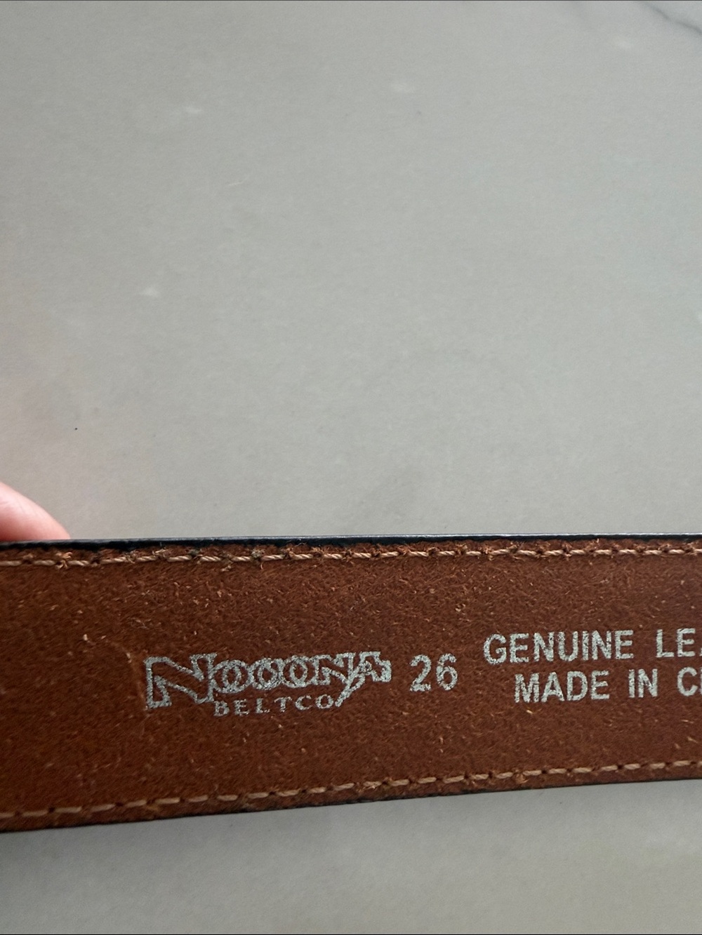 🤠Ladies Brown Genuine Leather Belt with Decorative Silver Western Buckle - Picture 9 of 9